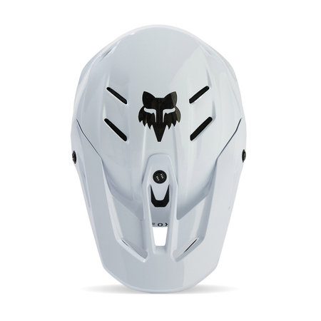 KASK MOTOCYKLOWY FOX V3 RS CARBON SOLID WHITE M
