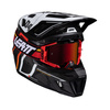 KASK MOTOCYKLOWY Z GOGLAMI LEATT KIT MOTO 9.5 CARBON WHITE S