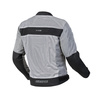 KURTKA MOTOCYKLOWA TEKSTYLNA OZONE DART SILVER BLACK 7XL