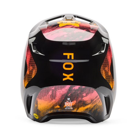 KASK MOTOCYKLOWY JUNIOR FOX V1 KAIROS TANGERINE YM