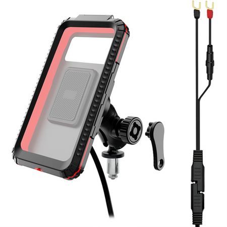 FreedConn motocyklowy uchwyt na telefon MC42-03 z ładowaniem indukcyjnym