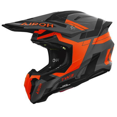 KASK MOTOCYKLOWY AIROH TWIST 3 DYNASTY ORANGE MATT XS