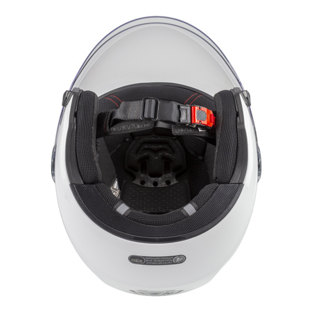 KASK MOTOCYKLOWY NZI CIVIC SOLID NOUVEAU WHITE XS