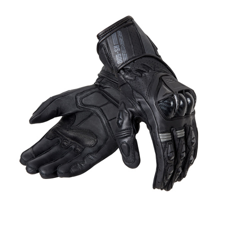 RĘKAWICE MOTOCYKLOWE OZONE RS600 BLACK GREY M