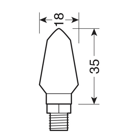 90475 Micro kierunkowskazy 12V LED