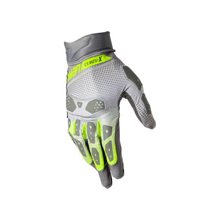 RĘKAWICE MOTOCYKLOWE LEATT ADV X-FLOW 5.5 SHORT HI-VIZ XL